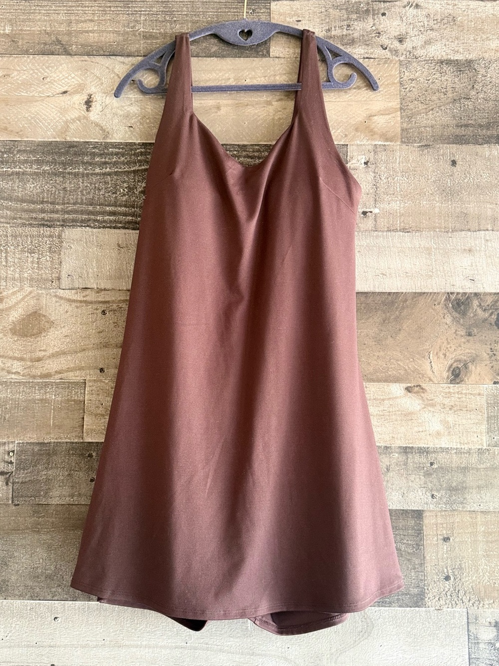 Danskin Chocolate Brown Mini Slip Dress - Picture 2 of 10